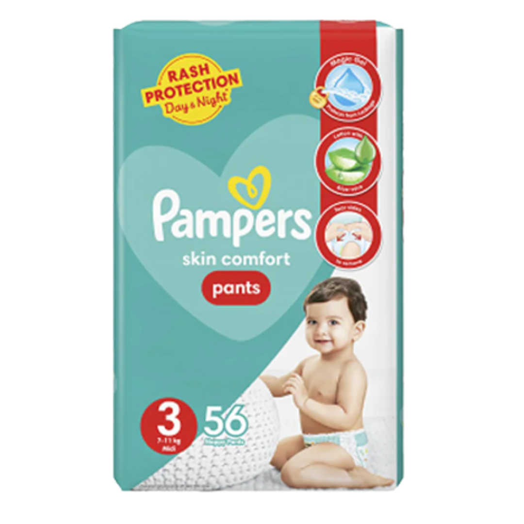 PAMPERS PANTS PC S3 MIDI 2X56